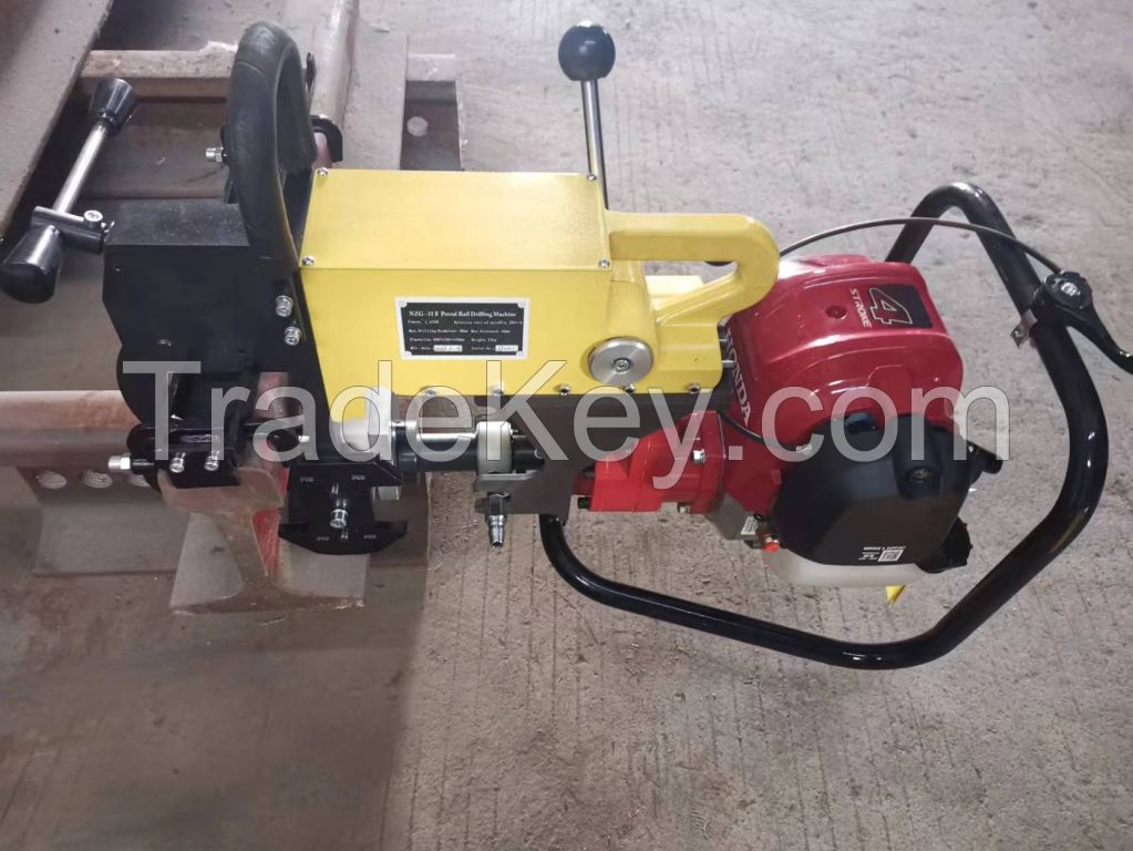 Petrol Engine Rail Drilling Machine