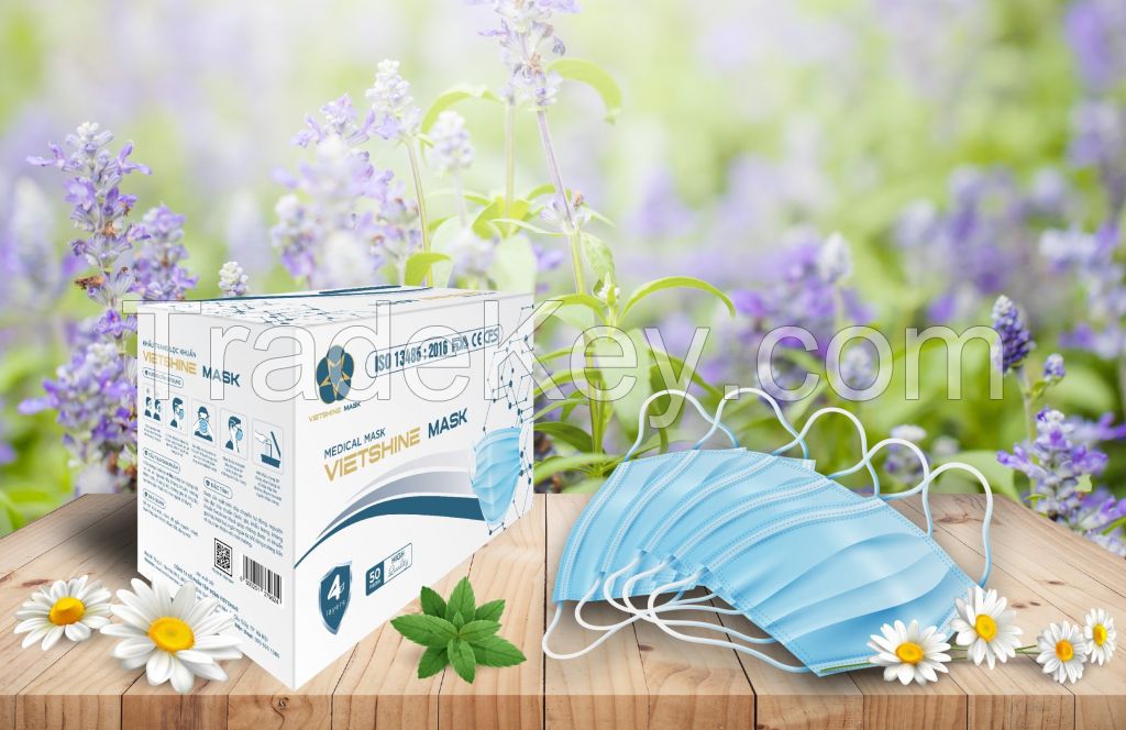 HIGH QUALITY 4 PLY DISPOSABLE MEDICAL FACE MASK