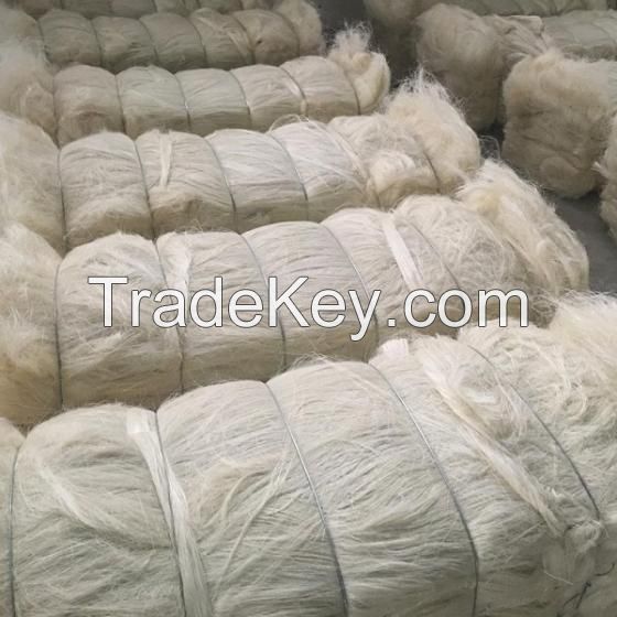 100% Natural Bleached White Sisal Fiber / Dyed Sisal Fibre,100% Natural Sisal Fiber