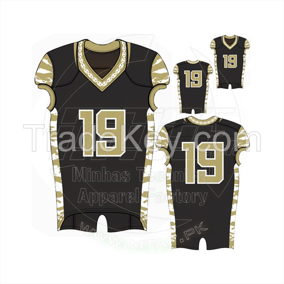 Sublimated American Football Uniform