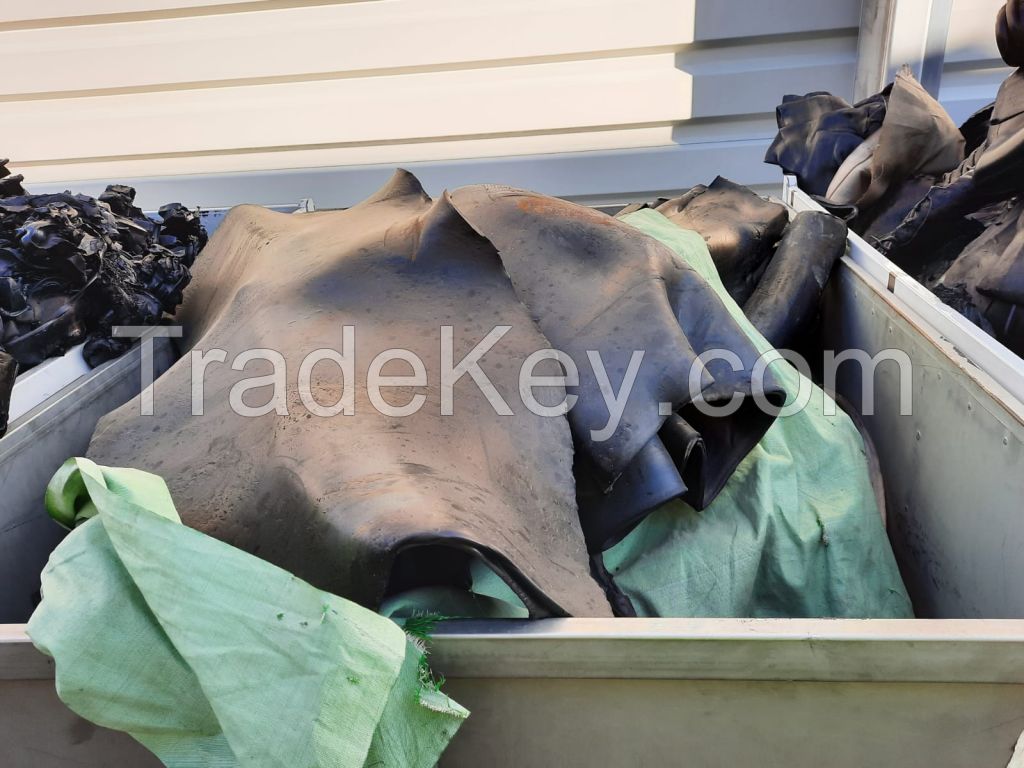 Tire scrap rubber compounds