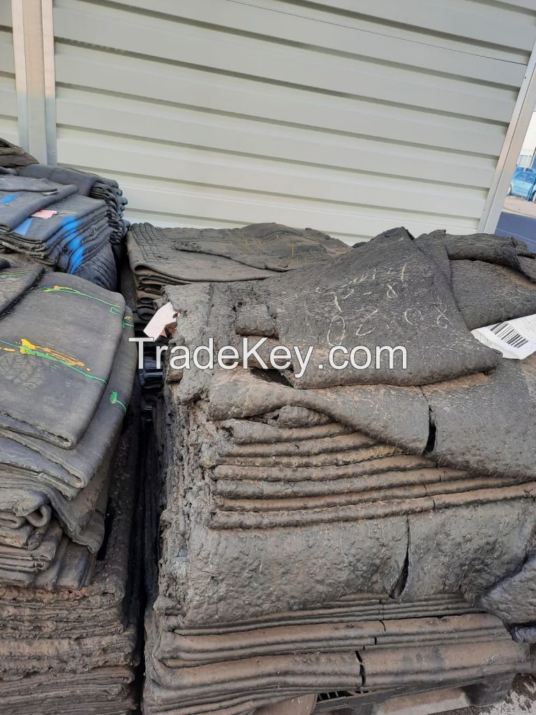 Tire scrap rubber compounds