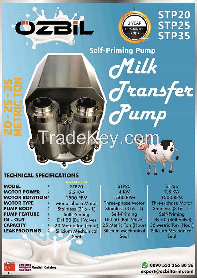 Milk Transfer Pump - Self Priming