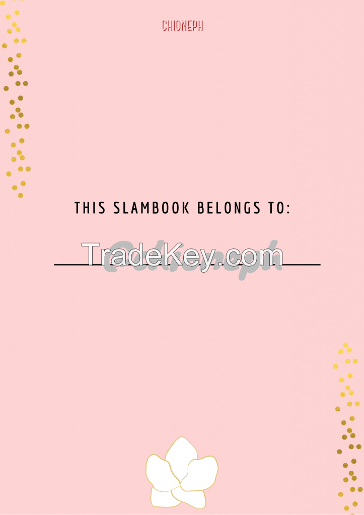 PRINTABLE SLAMBOOK (24 Pages)