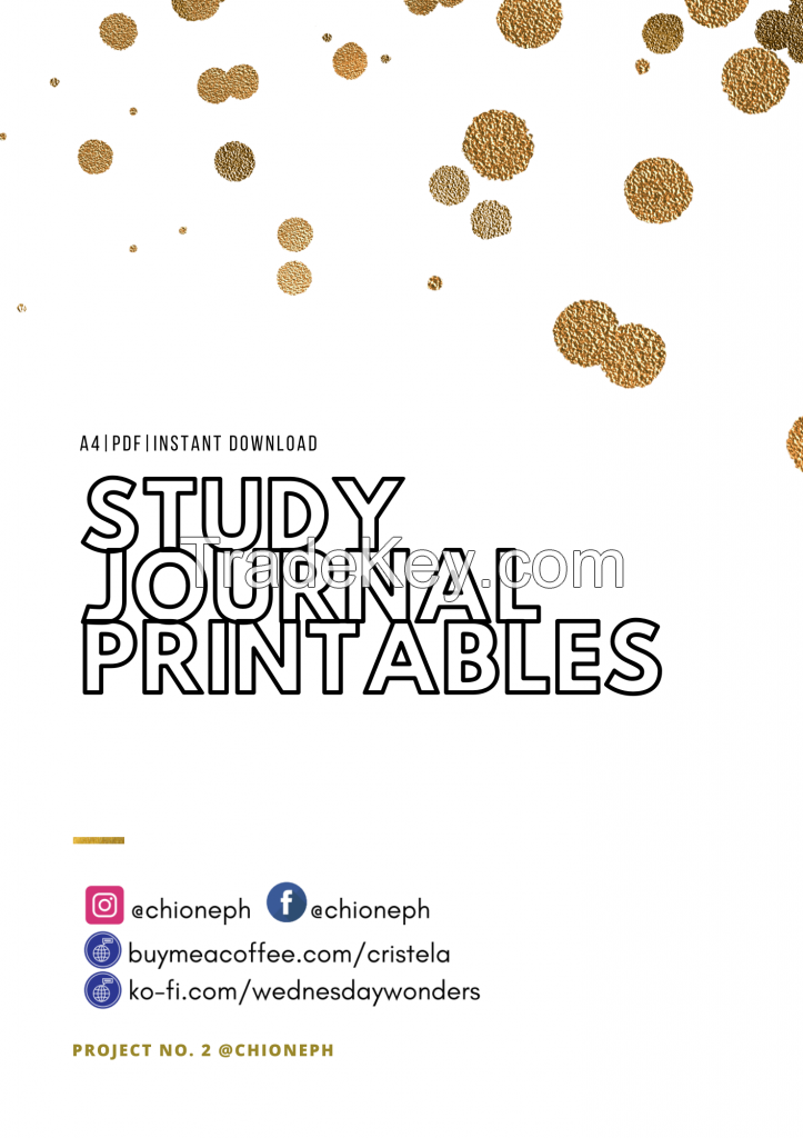 STUDY JOURNAL PRINTABLES