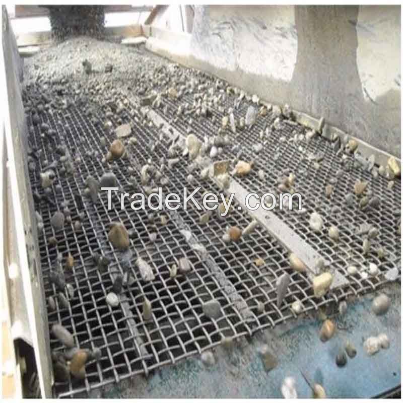 Woven vibrating screen mesh