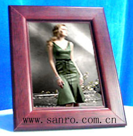 SANRO Digital Photo Frame DF-805S (Wooden Frame)