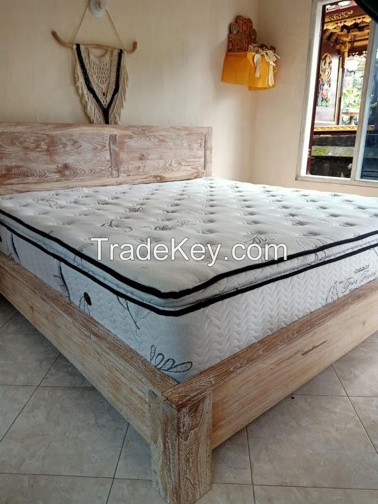 Wooden bed