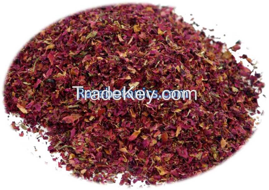 Dried Red Rose Petals