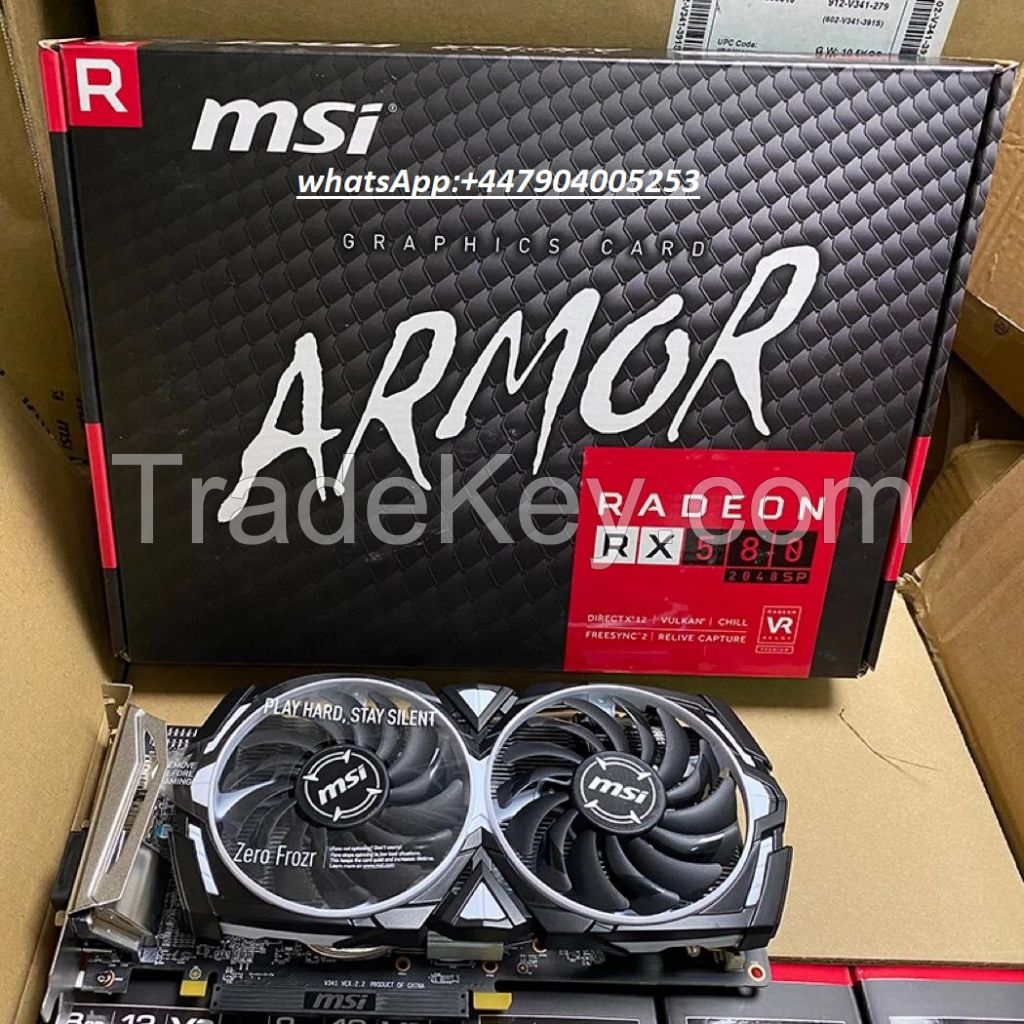 New Arrival Graphic Card for Gaming and Mining MSI RX580 8GB Armor SP GPU 