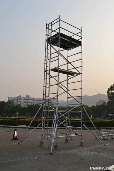 aluminum scaffolding tower