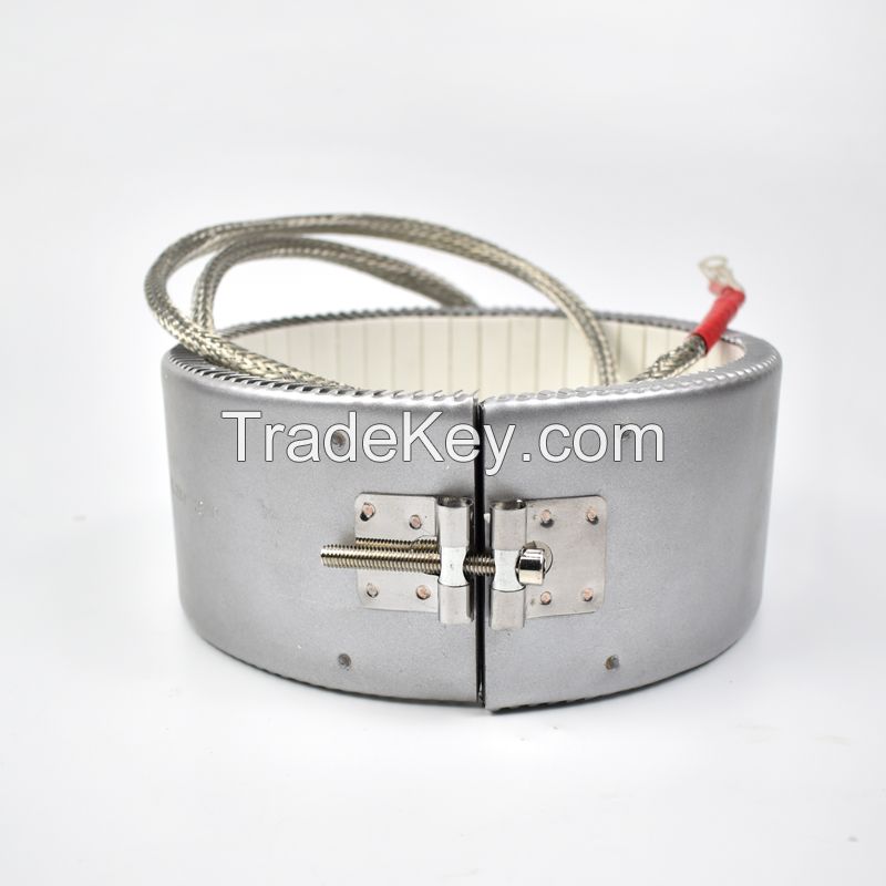 169Mm Id Ceramic Band Heater 380V 1.2Kw Stainless Steel Injected Mould Heating Element For Electronic Equipment