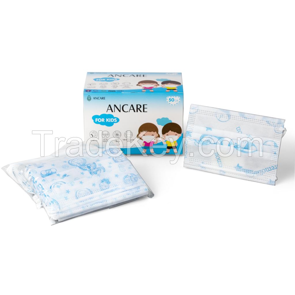 3 PLYS DISPOSABLE FACE MASK FOR KID