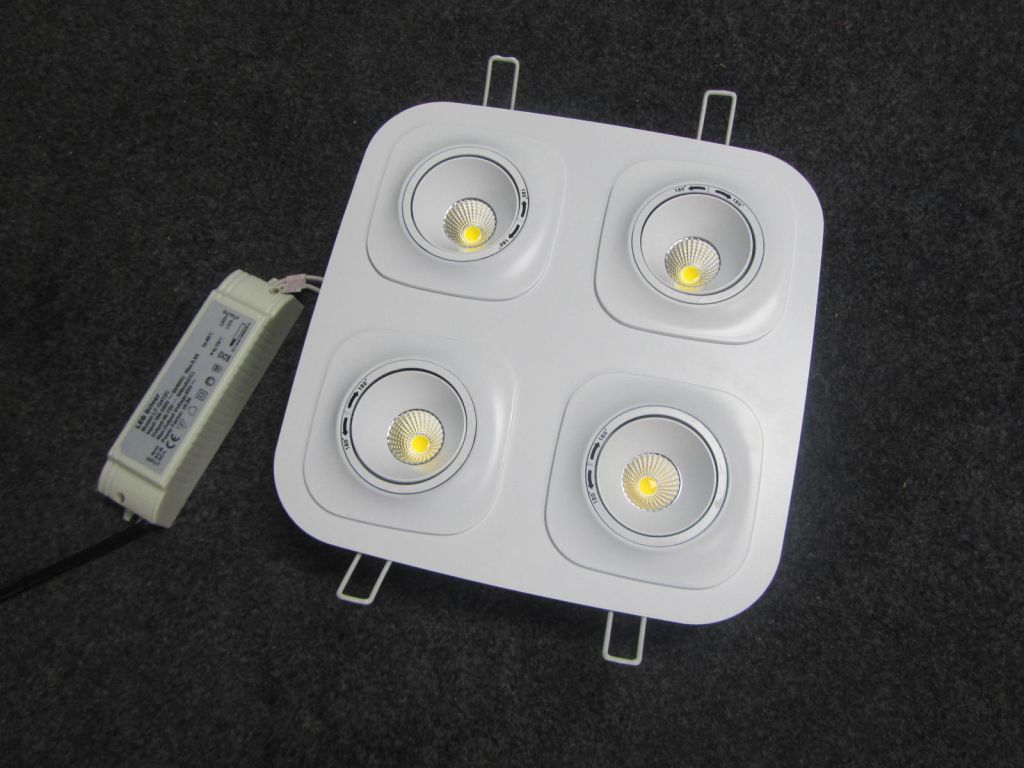 COB LED Down Light Elegant A series 4 heads 20W