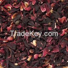 Hibiscus sabdariffa, clove, dried ginger