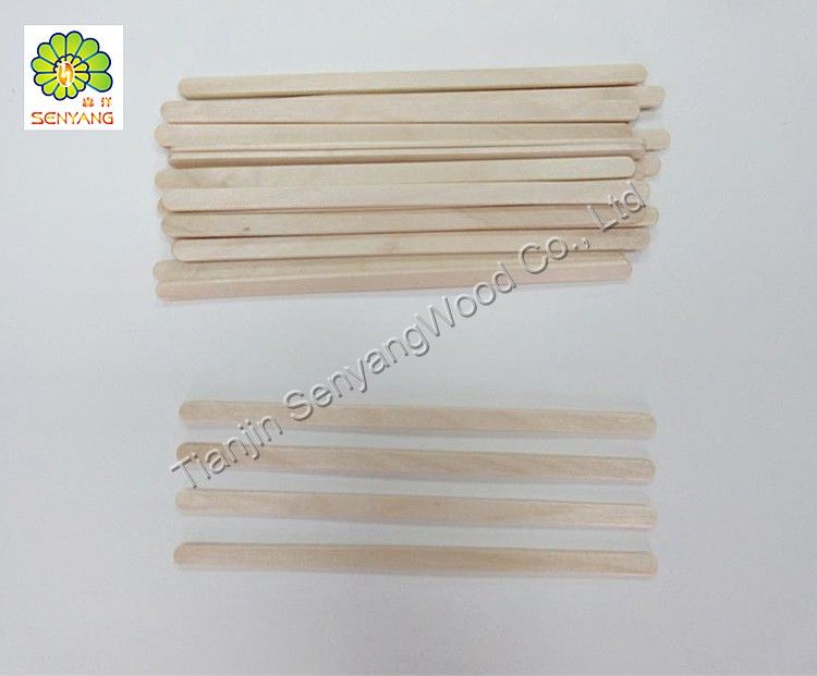 disposable food grade birch wooden coffee stirrer sticks