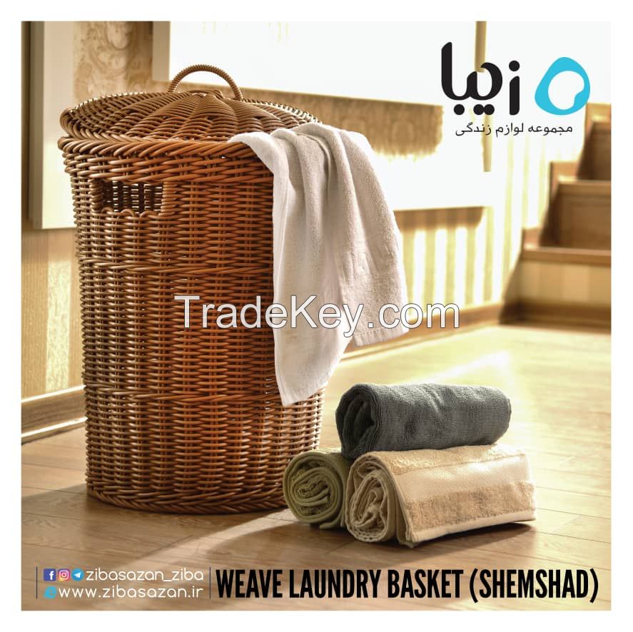 Laundry weave basket 