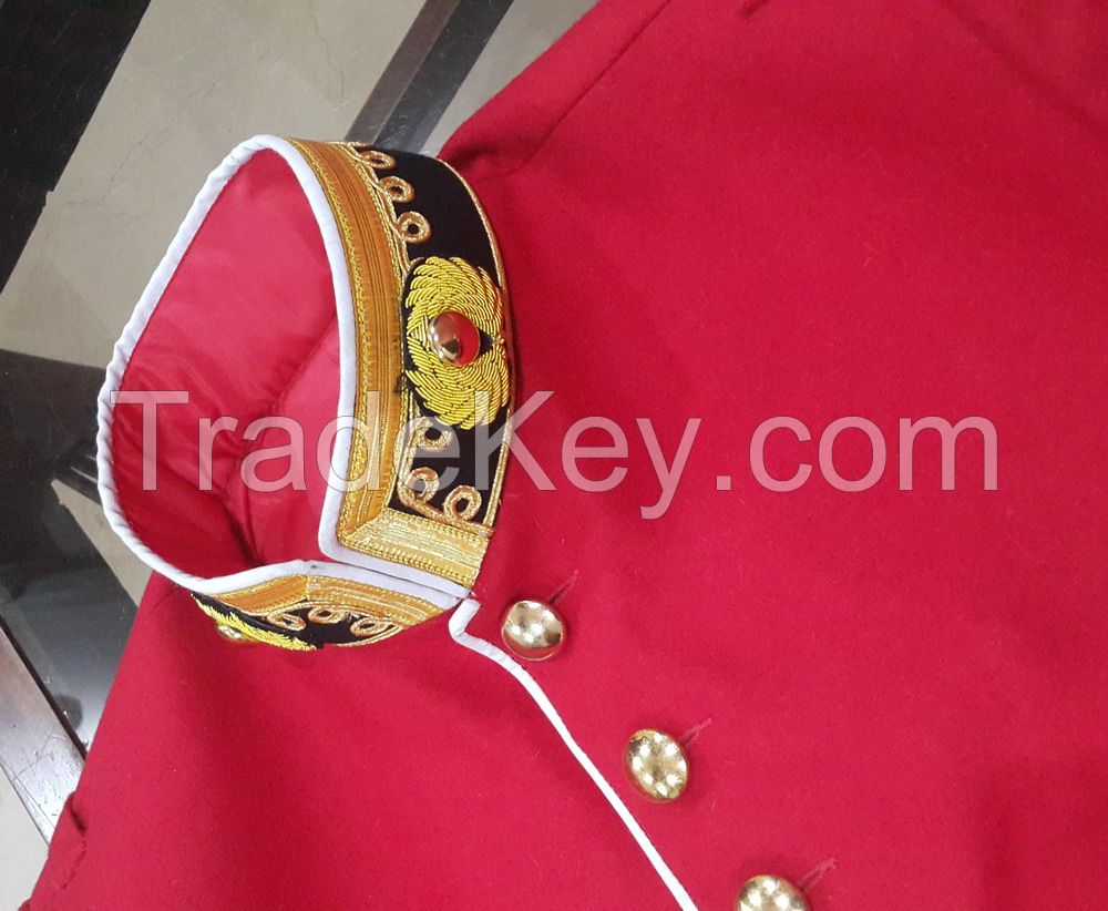 Royal military coat /RMU tunic/British marching band uniform