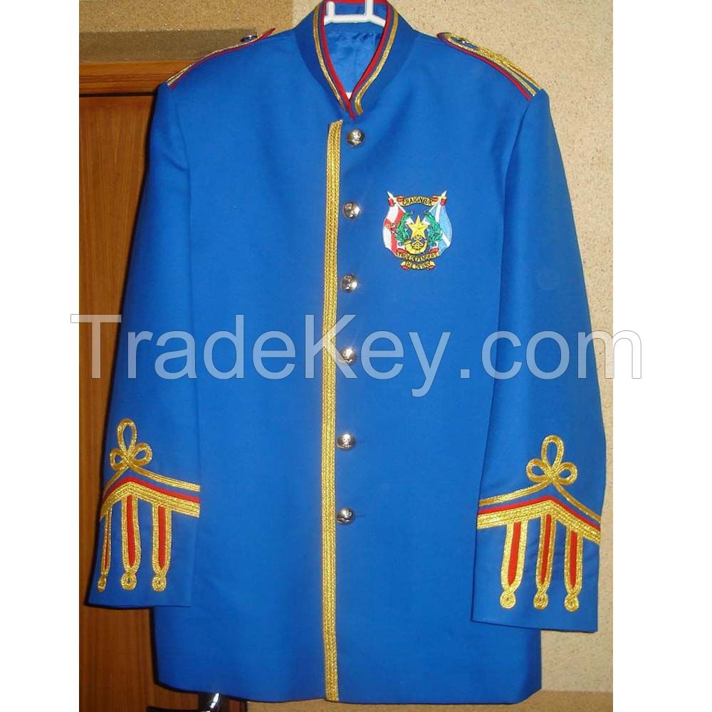 Marching band uniform jacket military UK band uniform flute band tunic and trouser