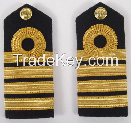 Royal navy lieutenant shoulder board/sub Lt commander epaulets general army shoulder rank