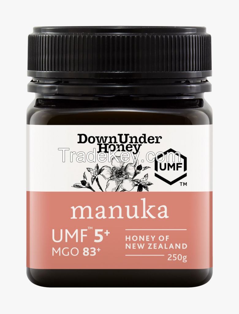 MÄnuka Honey UMFâ¢ 5+ MGO 83+ available in 250g or 500g