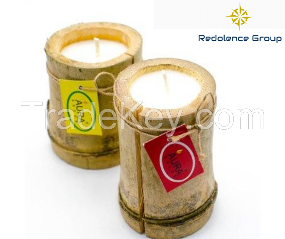 100% Natural Best Quality Bamboo Candles (Made With Soy Wax)