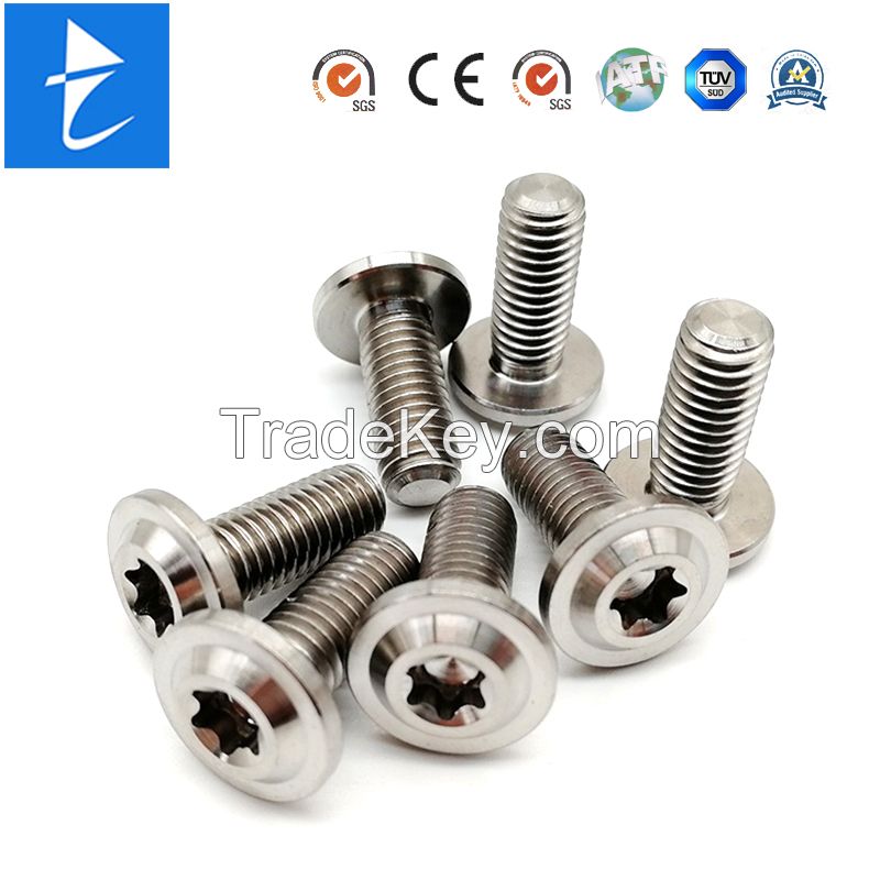 Fastener Custom Metal Stainess Steel Zinc Plated Full Thread Socket Head Shoulder Screw