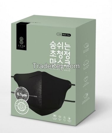 Soomlab mask(Hyper Purifying Breathing) Black