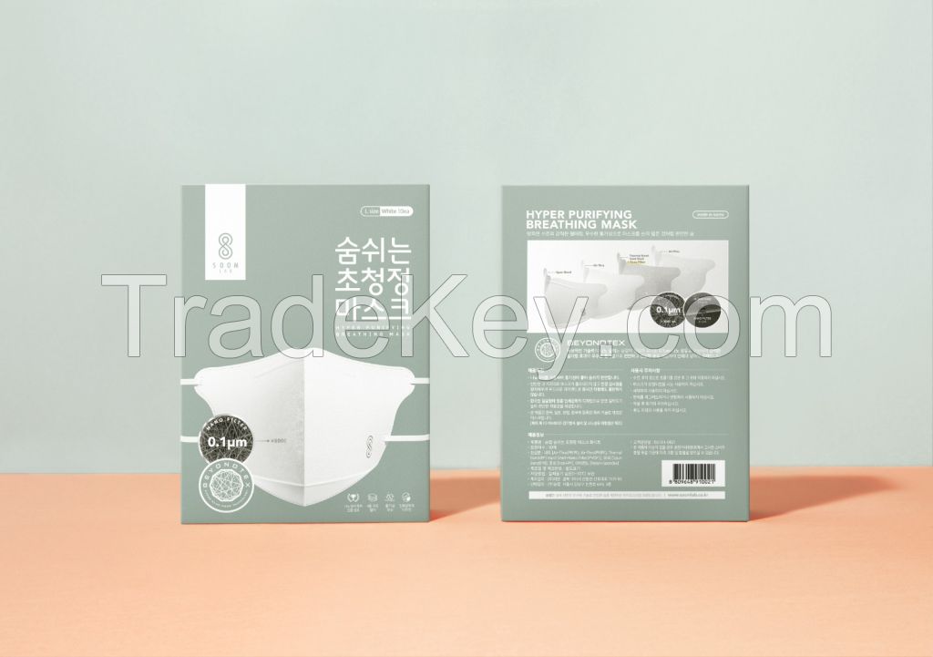 Soomlab mask(Hyper Purifying Breathing) White