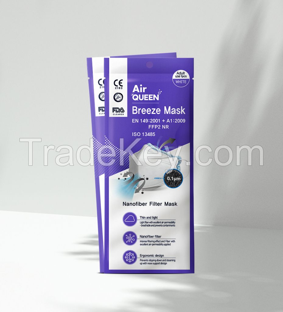 Airqueen breeze mask, CE 2163  COC PPE MASK