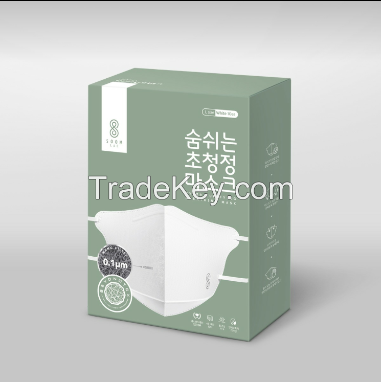 Soomlab mask(Hyper Purifying Breathing) White