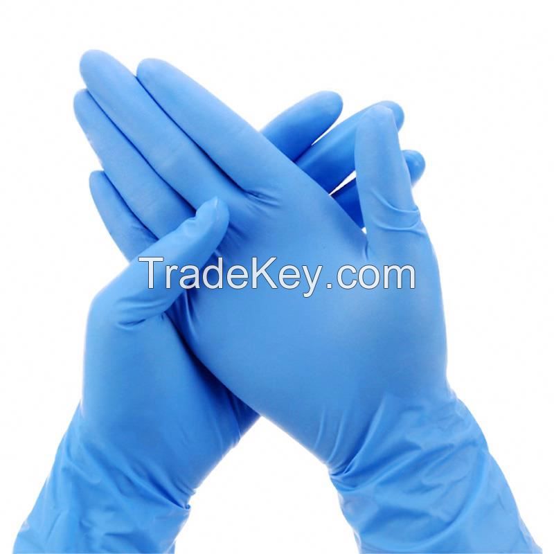 High quality Nitrile Surgical Gloves safety gloves Disposable no Powder Work Gloves