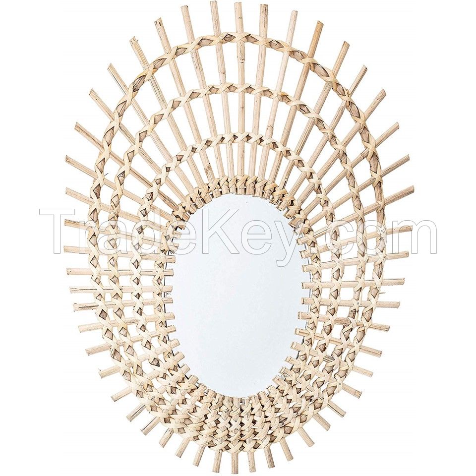 Best Selling Handmade Rattan Mirror