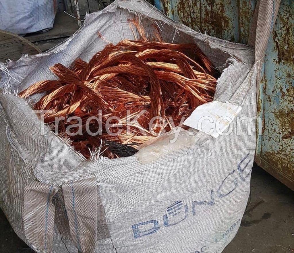 COPPER WIRE SCRAP GRADE AND 99.95%CU(MIN)BULK COPPER SCRAP AVAILABLE