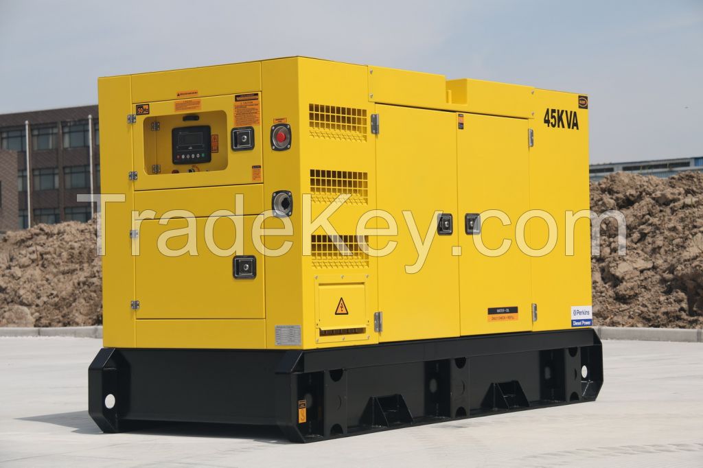 diesel generator set 45kva, with engine model 1103A-33TG1