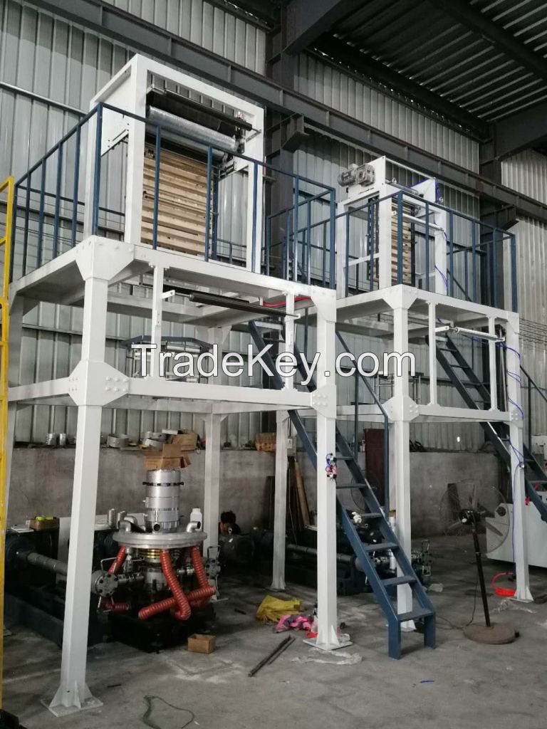 HX Three layers/Two layers  plastic film blowing machine ldpe hdpe film blowing machine 