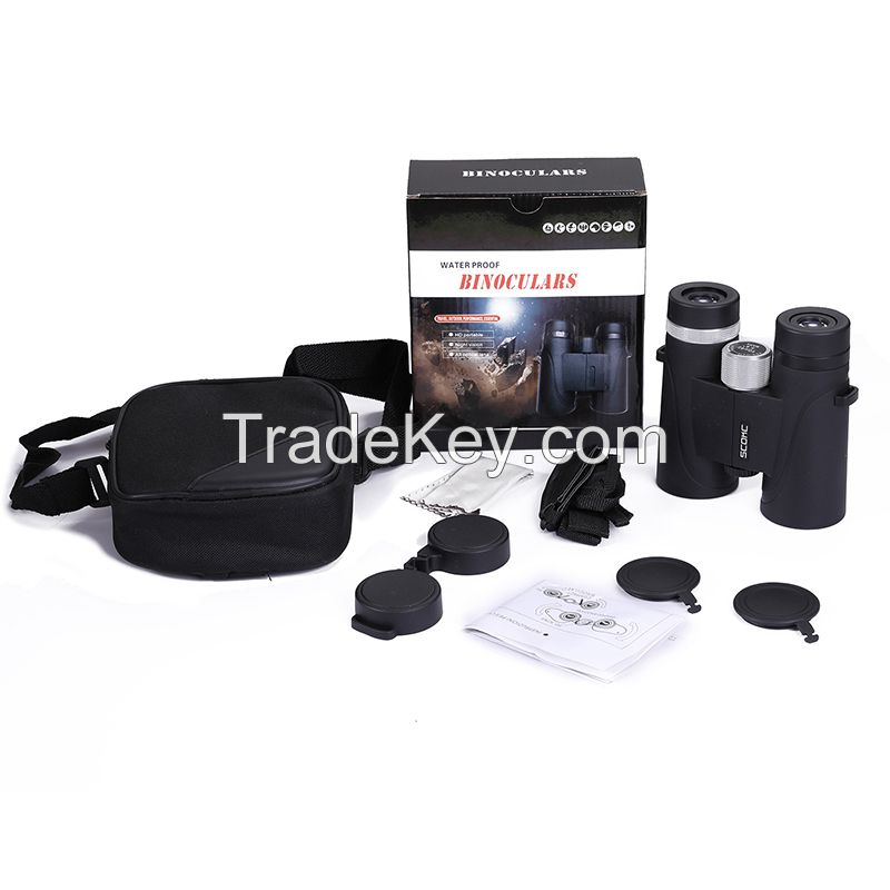 IPX7 binoculars waterproof 10x42 8x42 BAK4