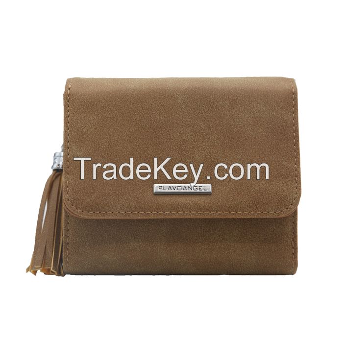 Women Wallet Big Card Holders Wallet Handbag Purse Diagonal Bag Multi-Function Clutch with Zip Pocket