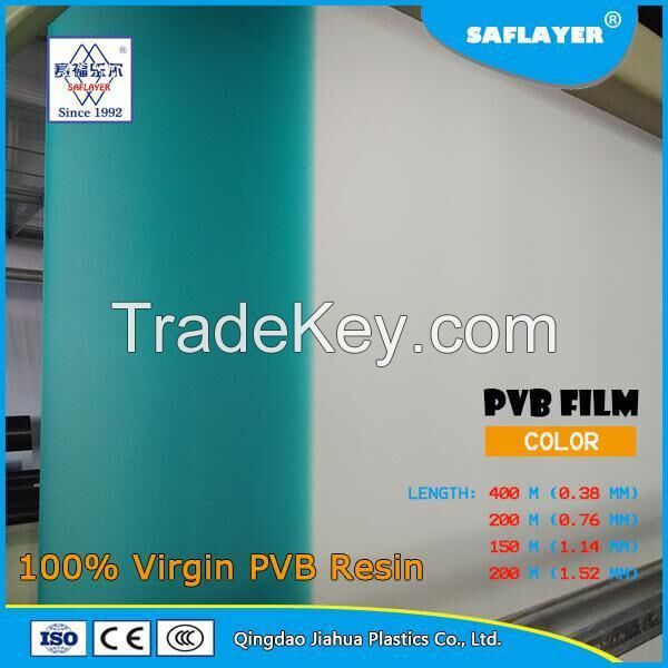 pvb film interlayer for Auto windshield laminated glass 0.76mm 