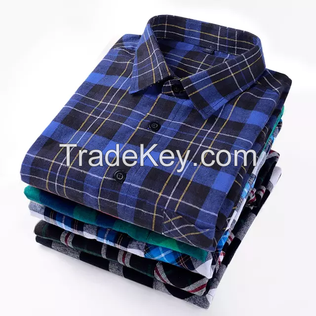 Hight Quality Men Checkered Shirts