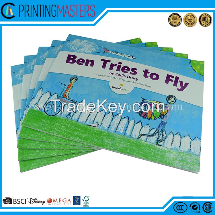 Full Color Children&acirc;s Book Offset Printing matt Lamination Throughout