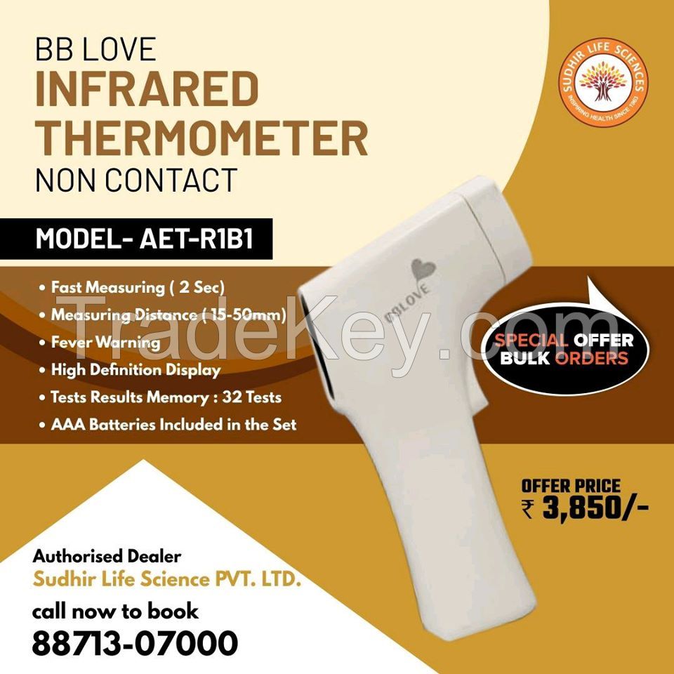 BB LOVE-INFRARED NON CONTACT THERMOMETER-MODEL- AET-R1B1