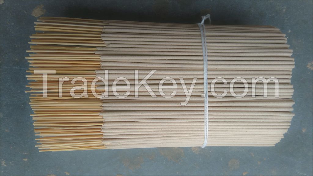 white raw incense stick