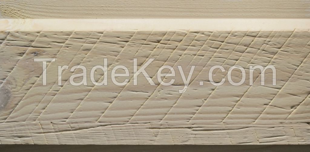 Structured wooden board for cladding/ finishing of facade