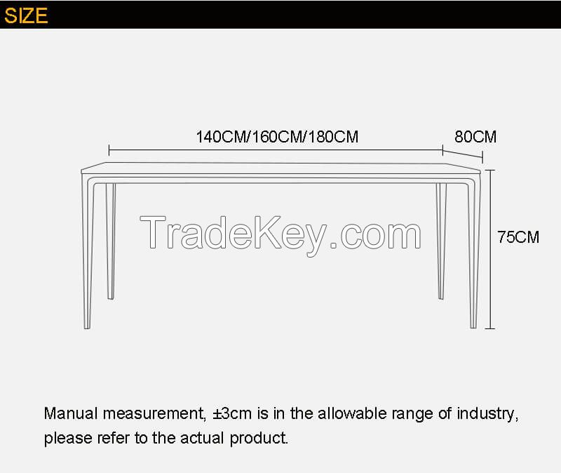 ANINZ ceramic top dining table 