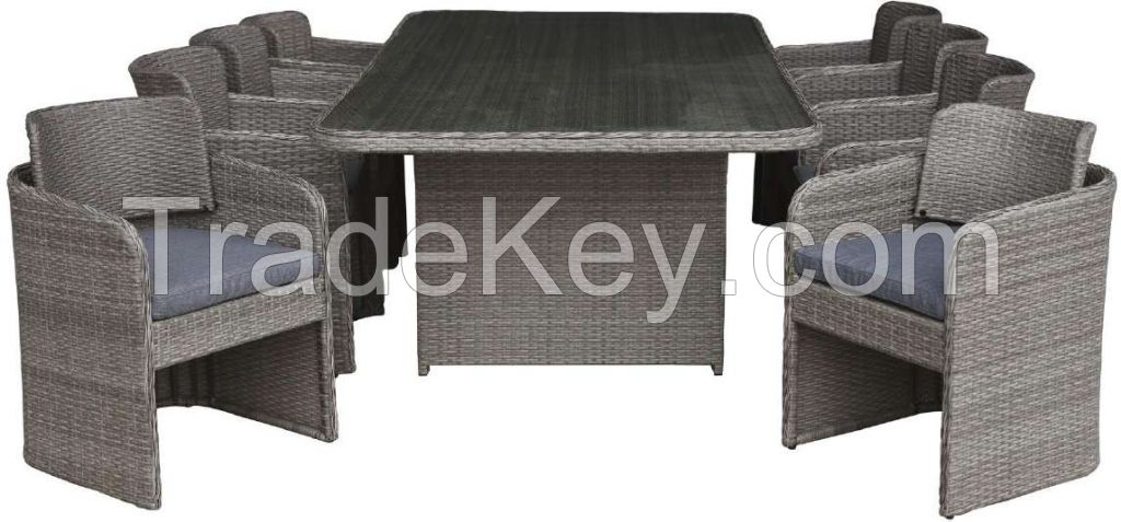 Outdoor Furnitures - Wicker Tables Set