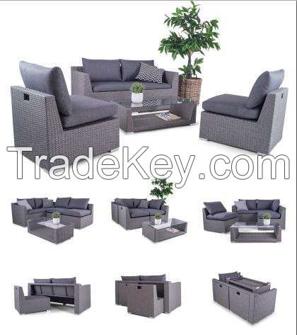 Outdoor Furnitures - Wicker Sofa Set