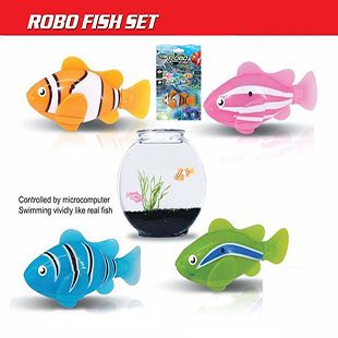 Popular Auto Swim Plastic electronic toys Nano Fish /Robo Fish