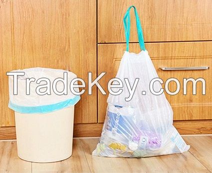 HIGH QUALITY DRAWSTRING GARBAGE BAGS ON ROLL FROM HANPAK JSC