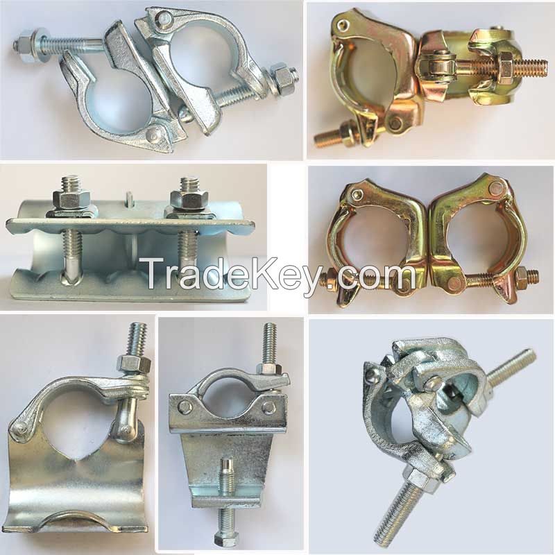 Bs1139 Clamp Scaffolding Double Coupler manufacture galvanized forged scaffolding coupler for construction